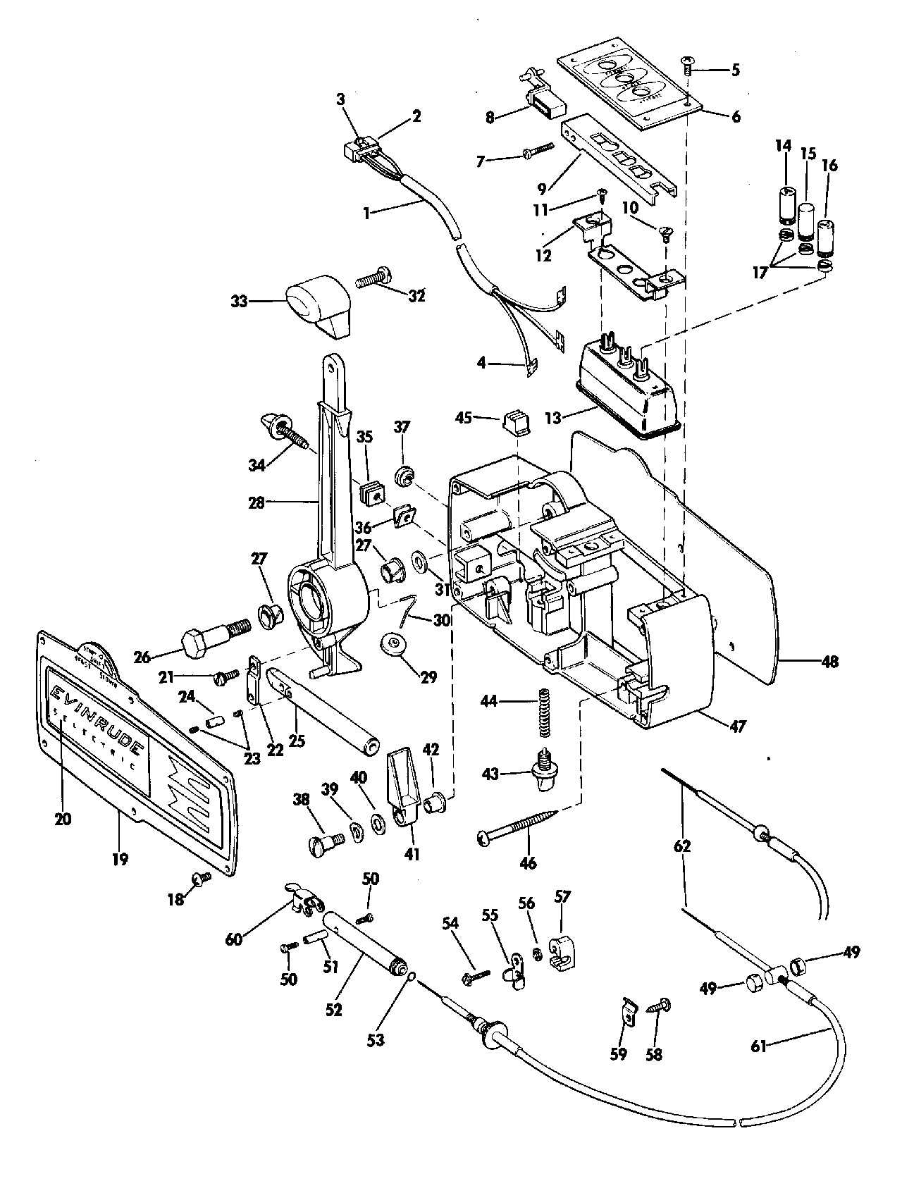 evinrude 115 parts diagram