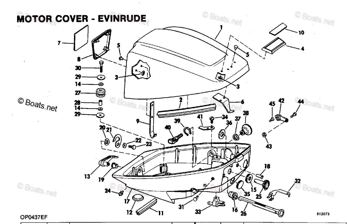 evinrude etec parts diagram