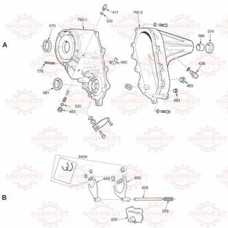 exploded view np246 transfer case parts diagram