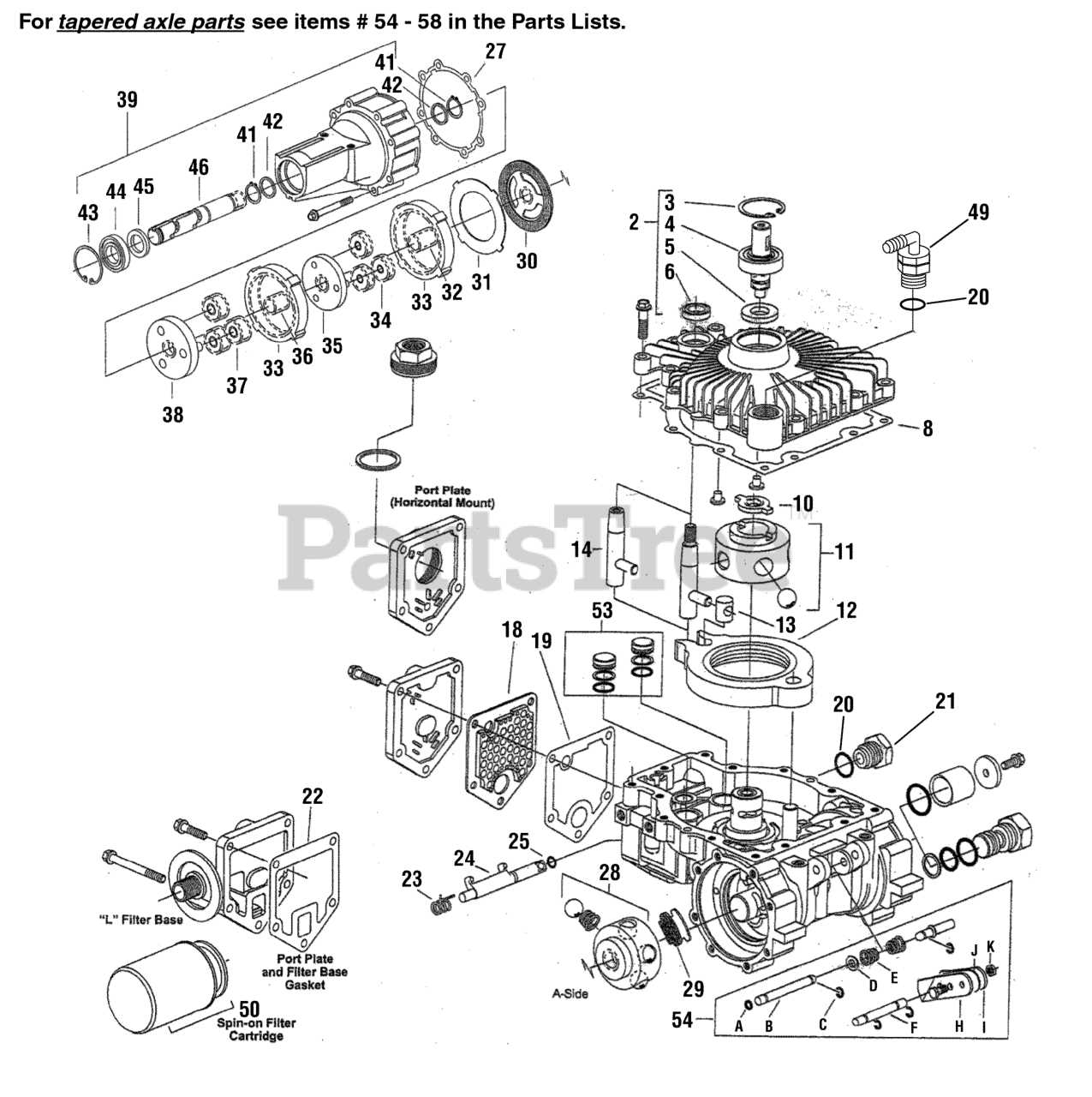 ferris parts diagram