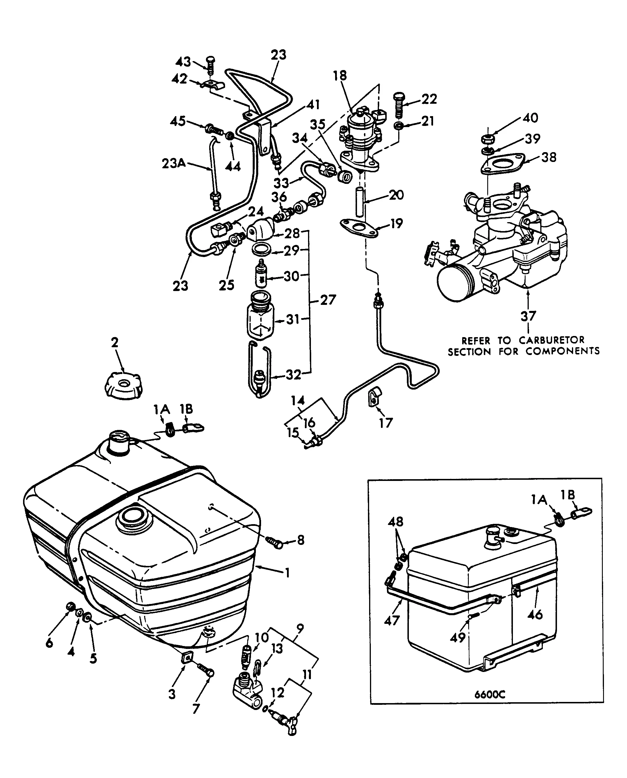 ford 4600 tractor parts diagram