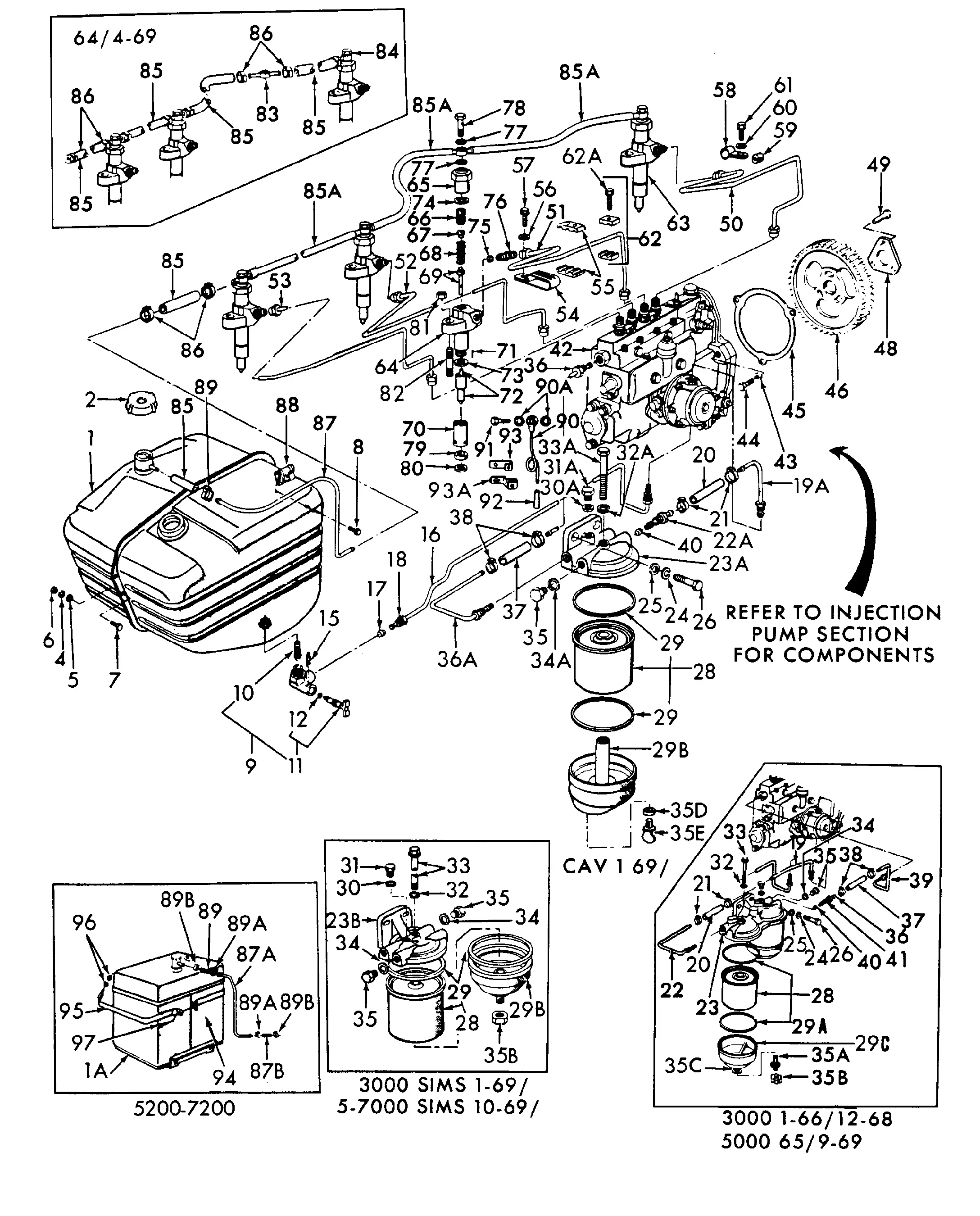 ford 5000 pto parts diagram