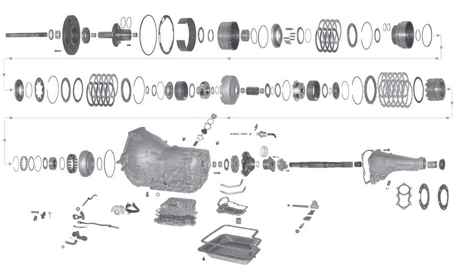 ford c6 transmission parts diagram