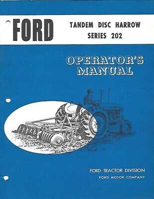 ford disc harrow parts diagram