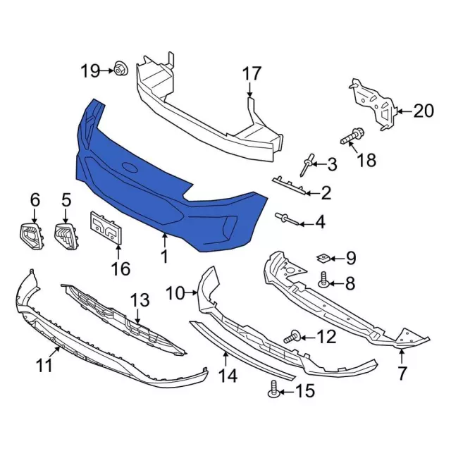 ford escape parts diagram