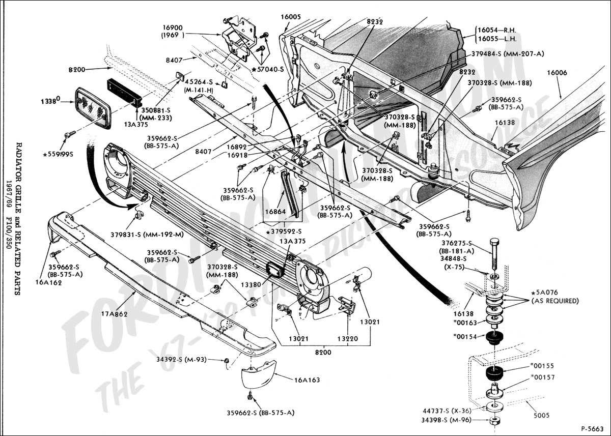 ford f 250 parts diagram