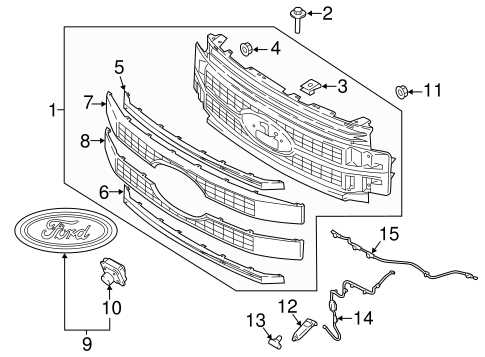 ford f 250 parts diagram