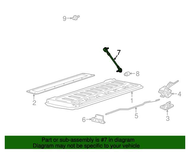 ford f250 tailgate parts diagram