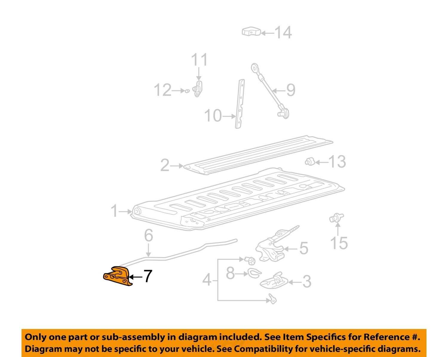 ford f250 tailgate parts diagram