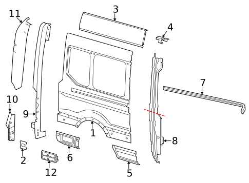 ford transit 250 parts diagram