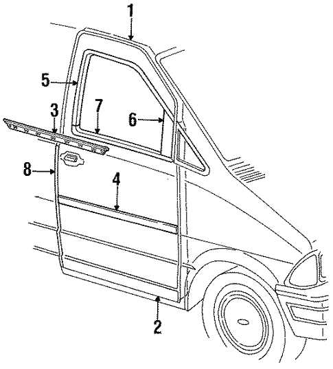 ford transit body parts diagram