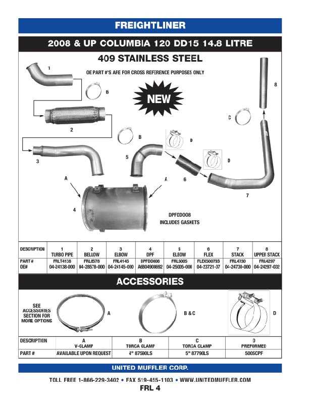 freightliner columbia parts diagram