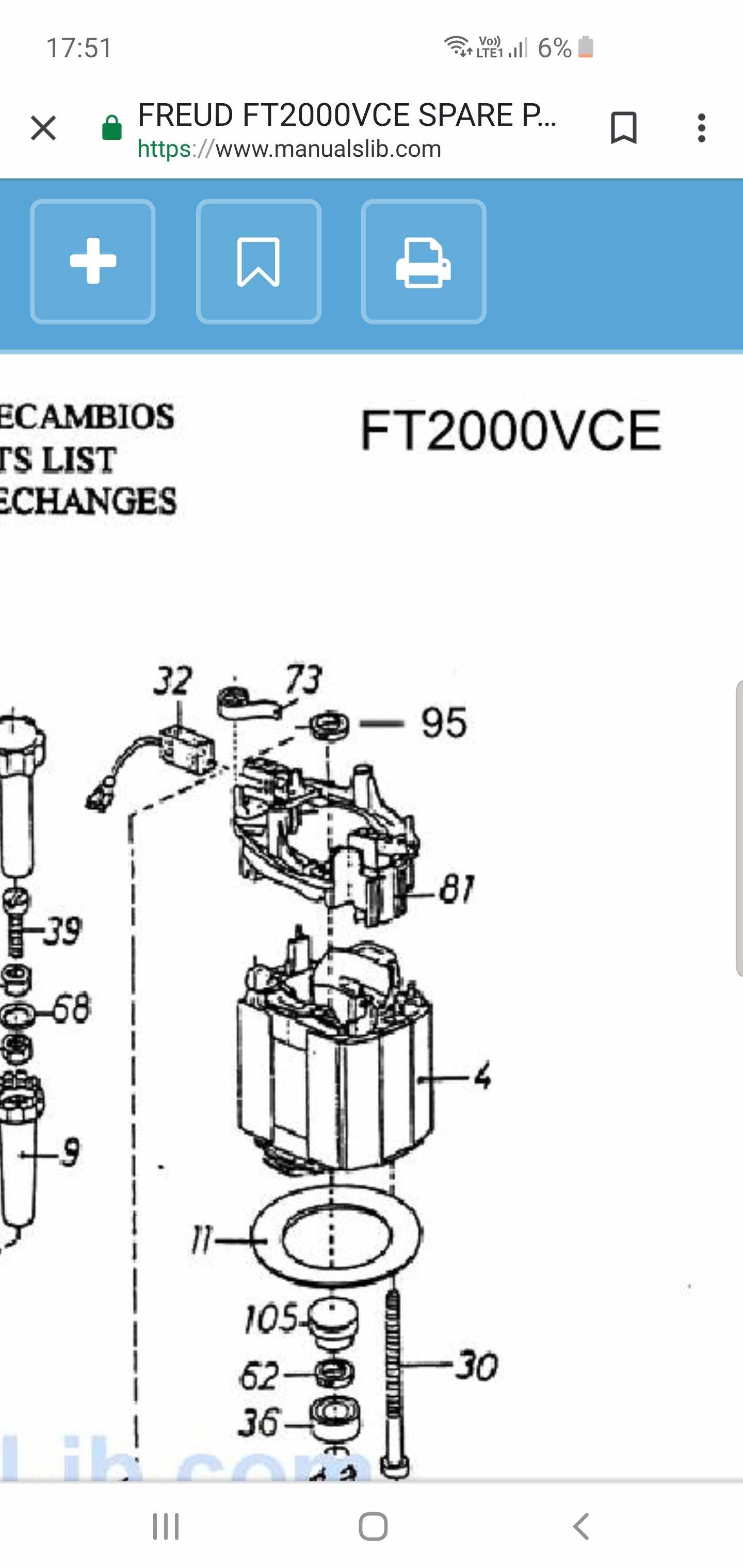 freud router parts diagram