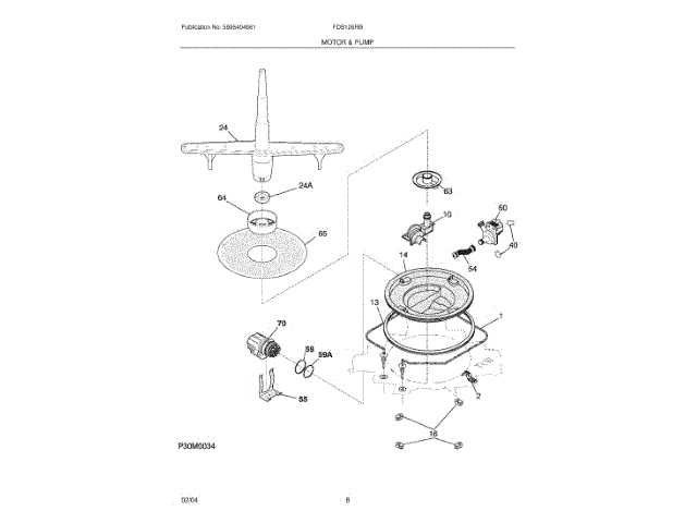 frigidaire gallery dishwasher parts diagram