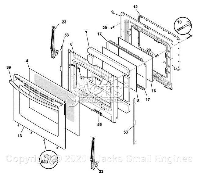 frigidaire stove parts diagram