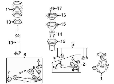 front suspension parts diagram