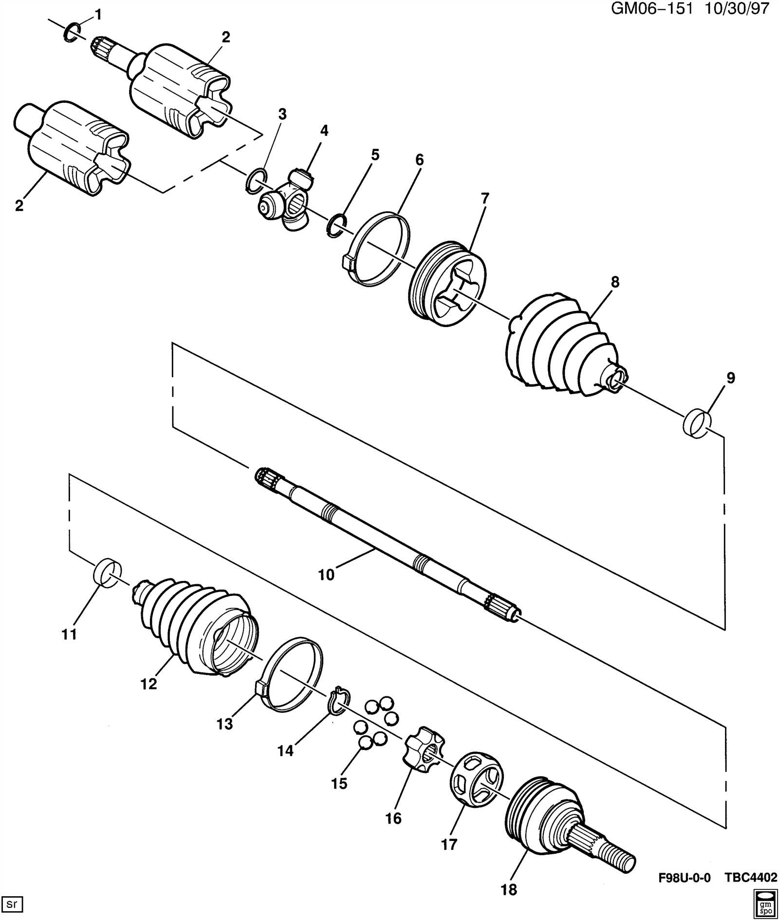 front wheel drive parts diagram