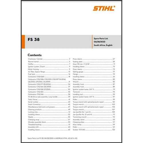 fs38 stihl fs 38 parts diagram