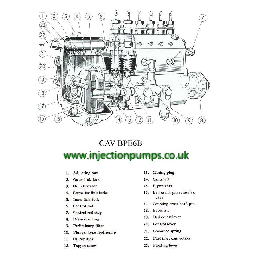 fuel injector parts diagram