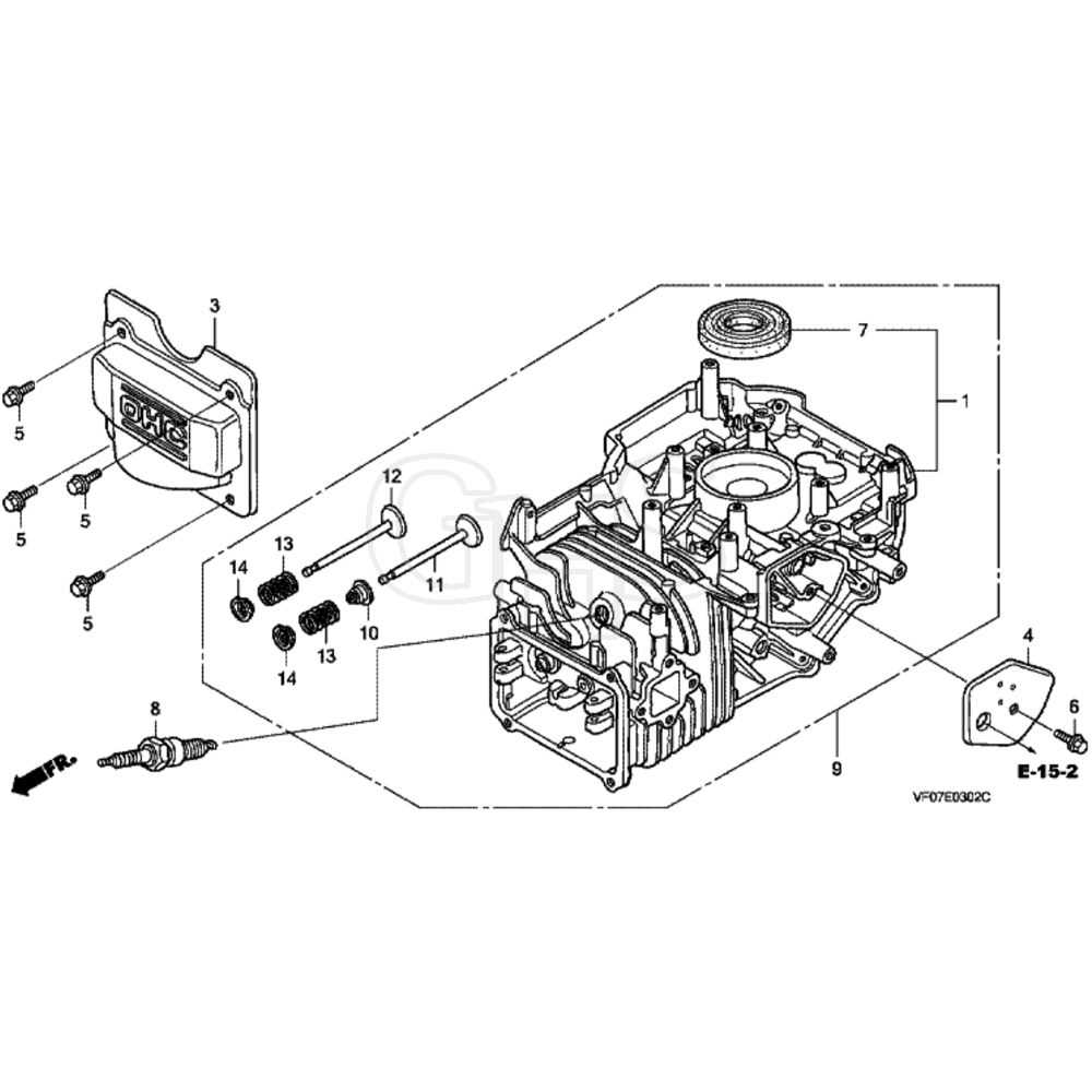 gcv160 parts diagram