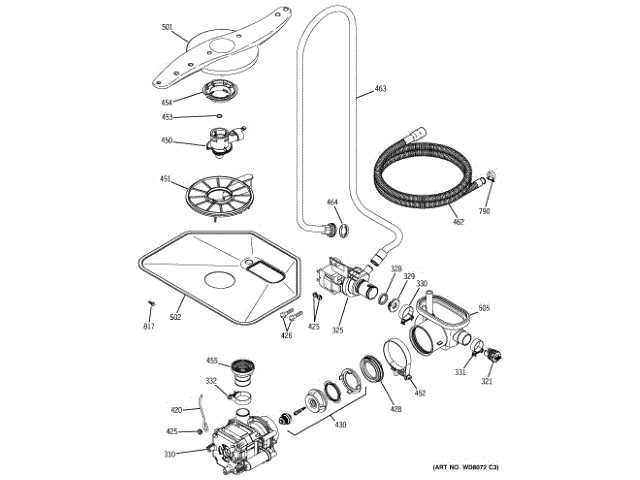 ge profile washer parts diagram