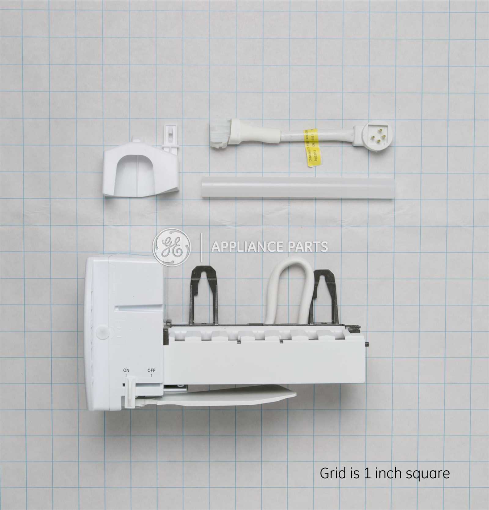 ge refrigerator ice maker parts diagram