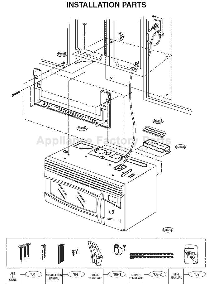 ge spacemaker xl1800 parts diagram