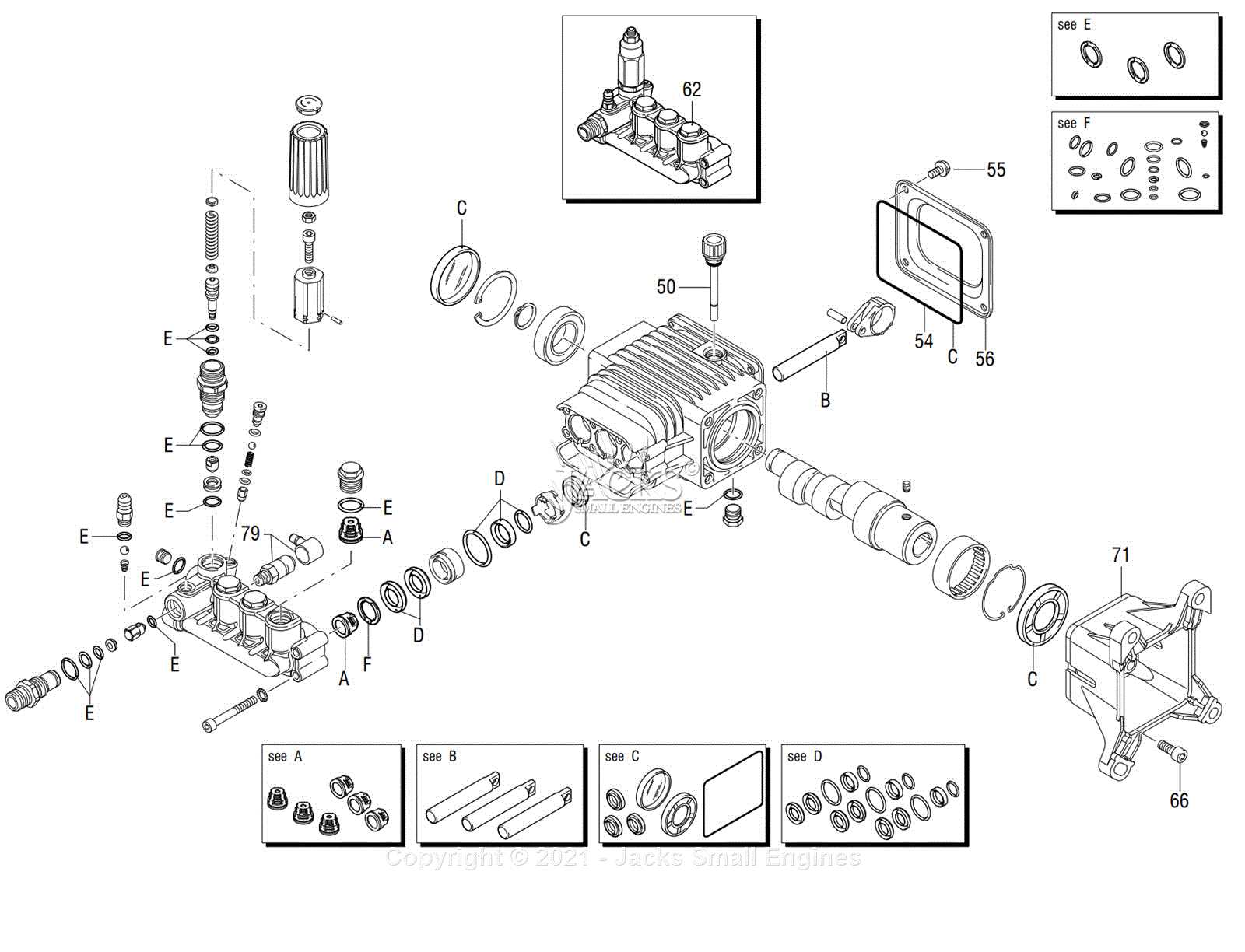 generac 2900 psi pressure washer parts diagram