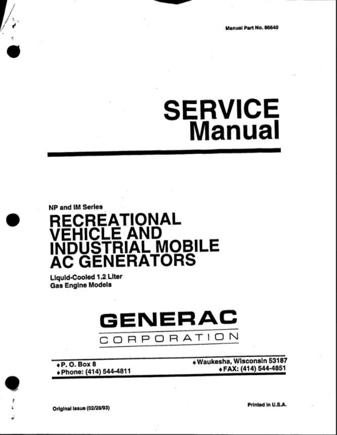 generac ix2000 parts diagram