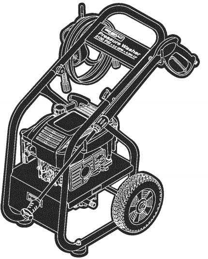 generac pressure washer parts diagram