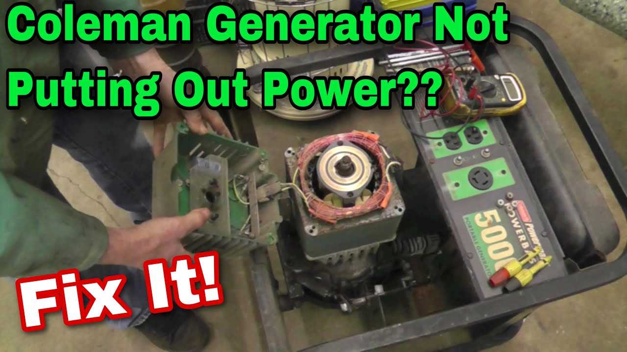 generator coleman powermate 5000 parts diagram