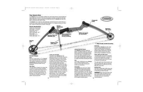 genesis bow parts diagram