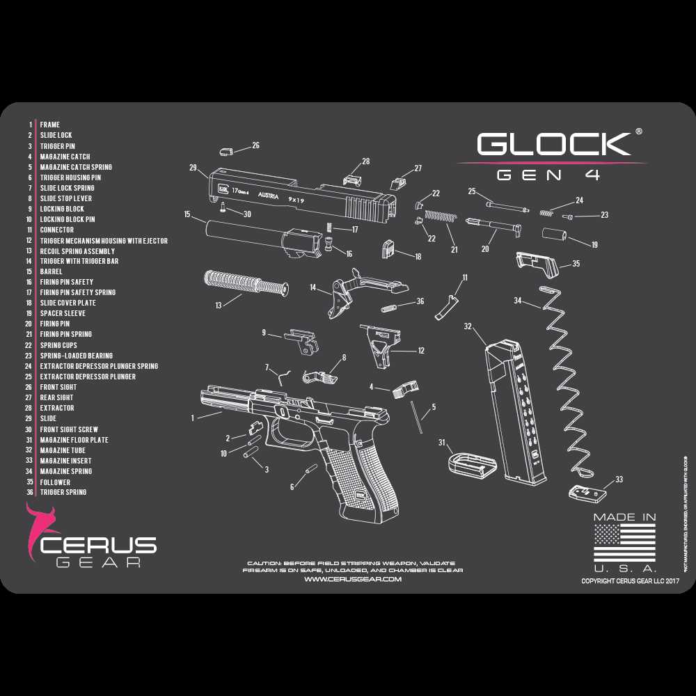 glock 22 parts diagram