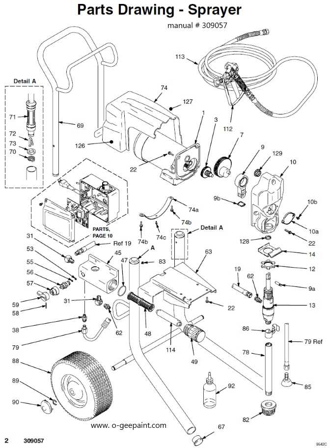 graco 495 st pro parts diagram