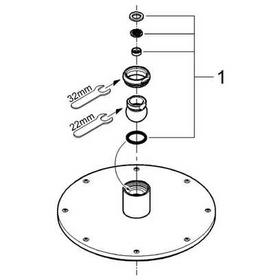 grohe ladylux kitchen faucet parts diagram