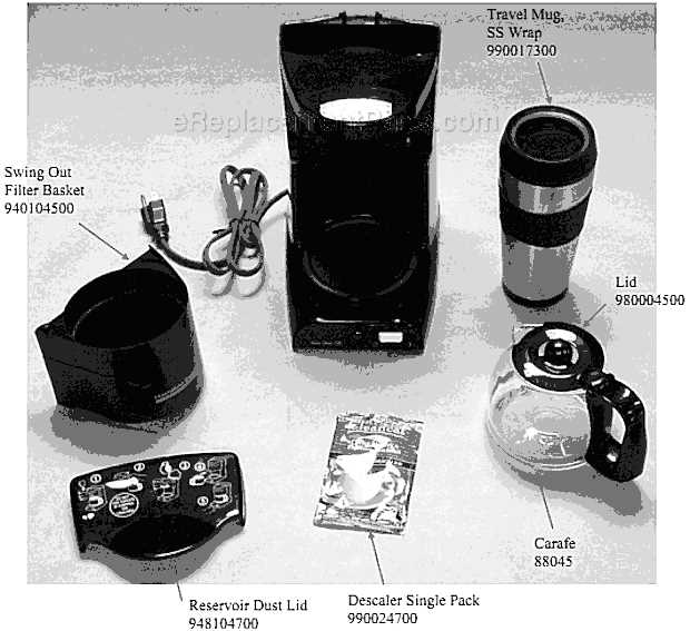 hamilton beach flexbrew parts diagram