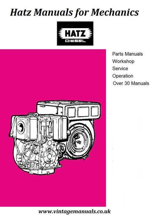 hatz diesel engine parts diagram