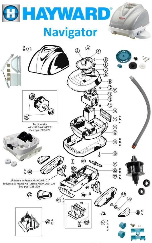 hayward navigator parts diagram