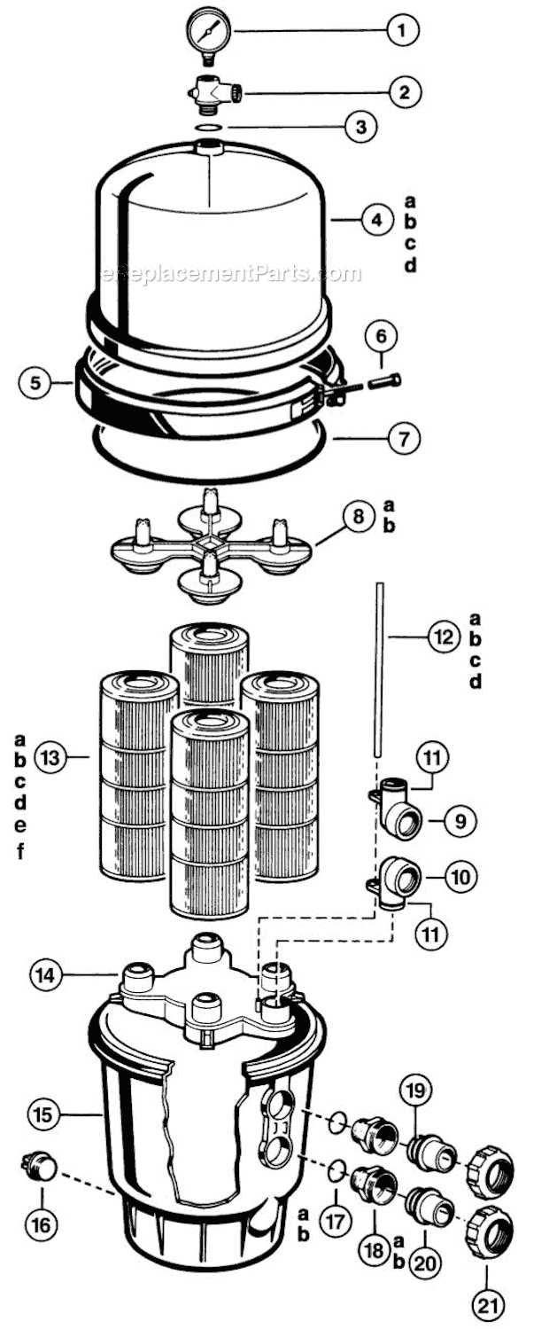 hayward swimclear parts diagram