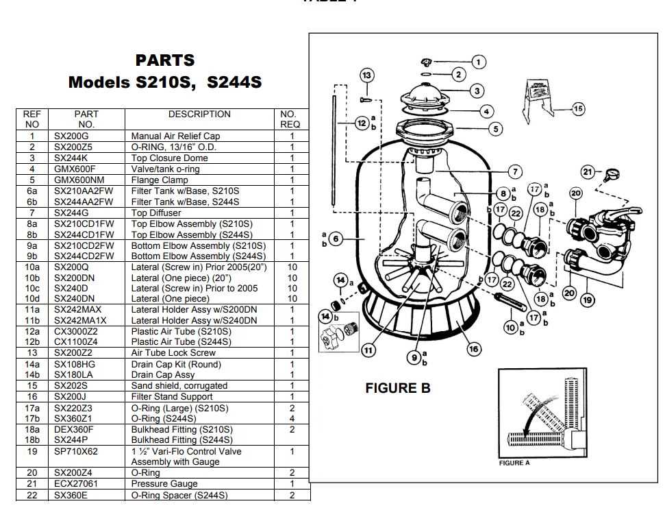 hayward vari flo valve parts diagram