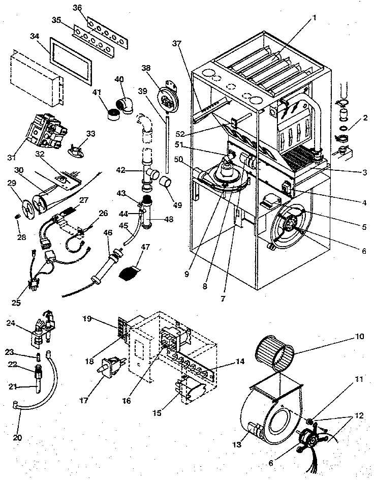 heil furnace parts diagram