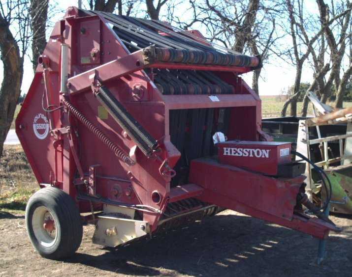 hesston 5500 round baler parts diagram