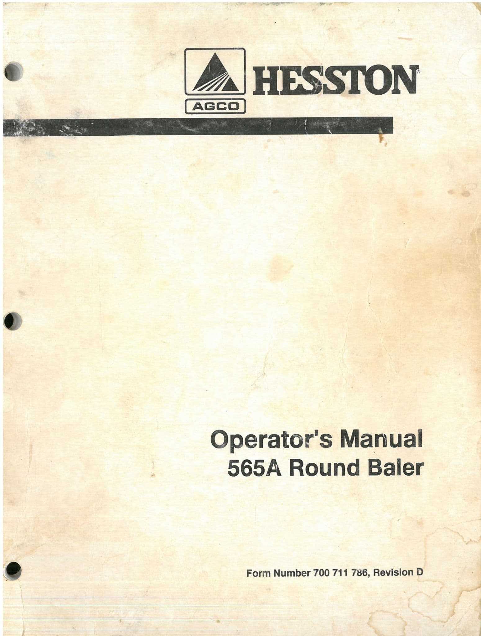 hesston 565a baler parts diagram