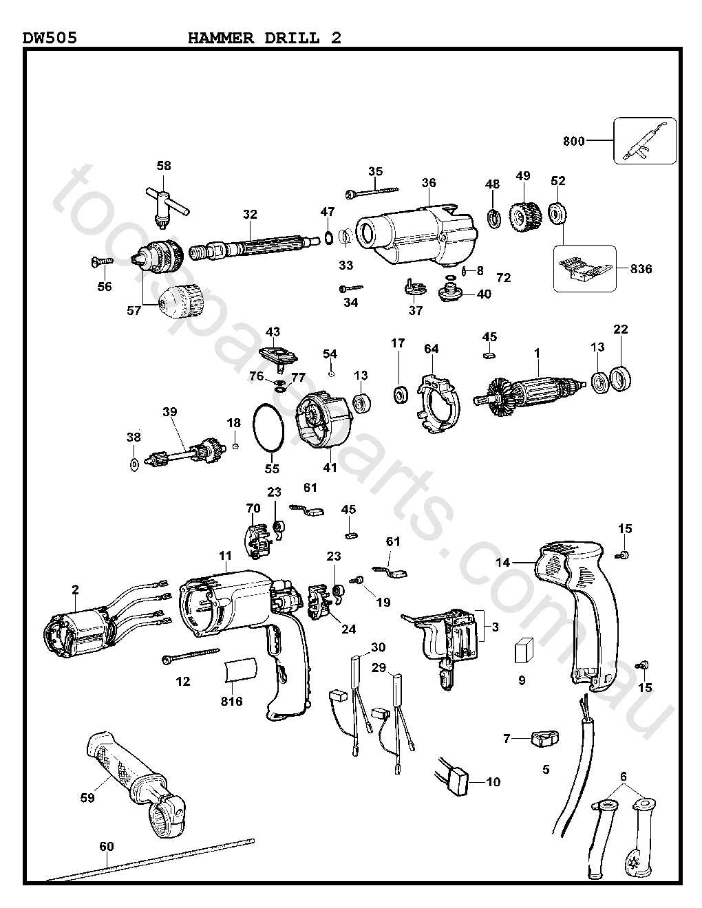 hilti dx2 parts diagram