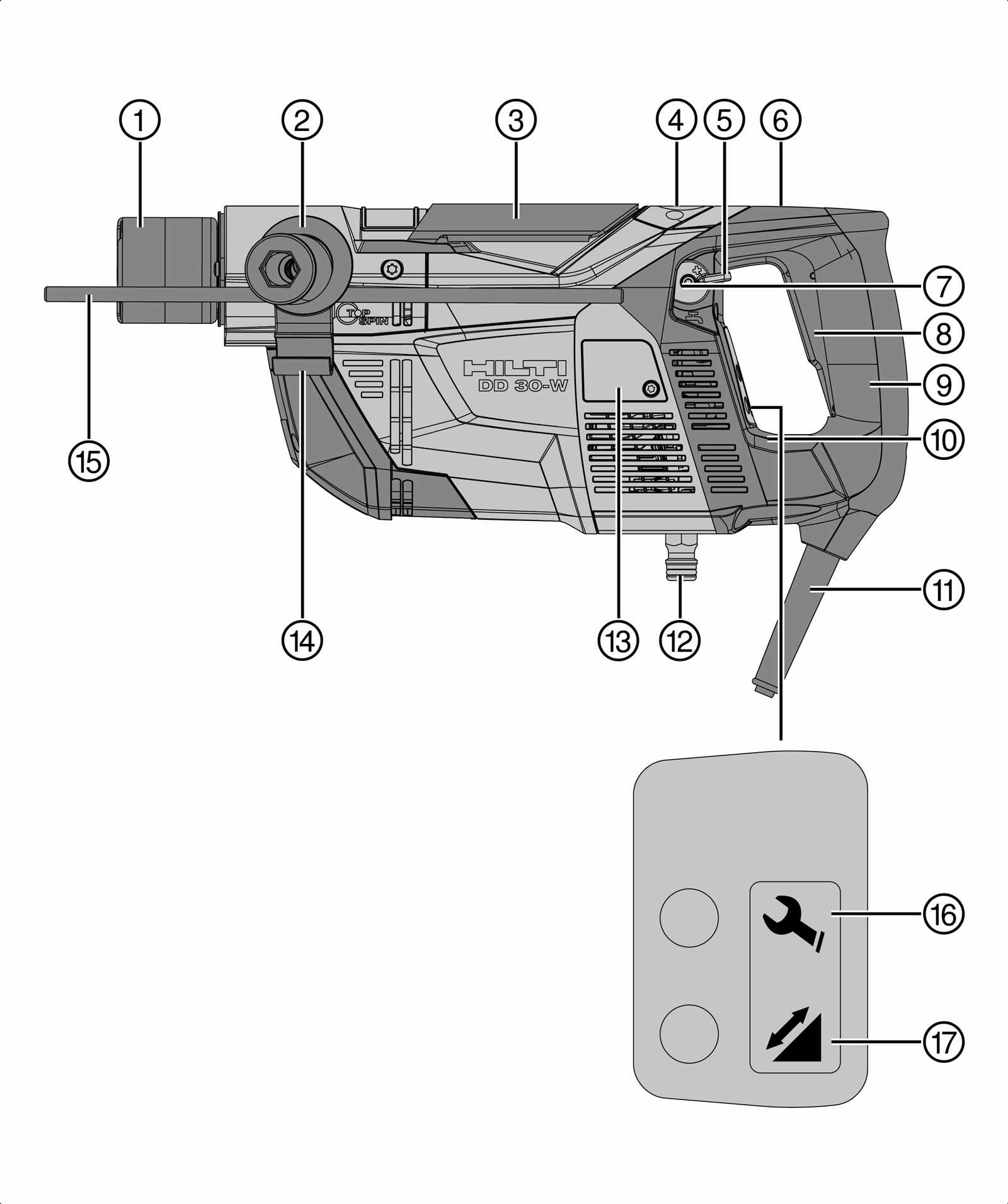 hilti parts diagram