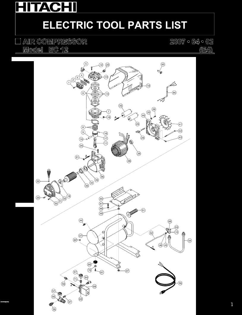 hitachi ec12 parts diagram