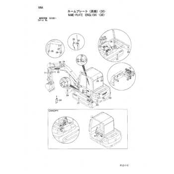 hitachi excavator parts diagram