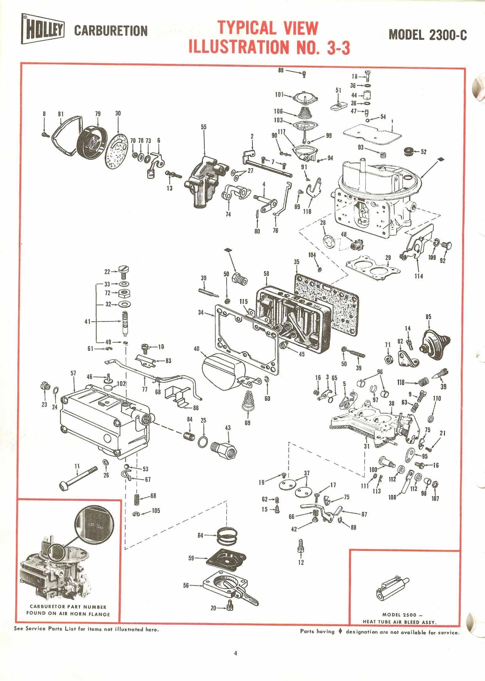 holley carb parts diagram