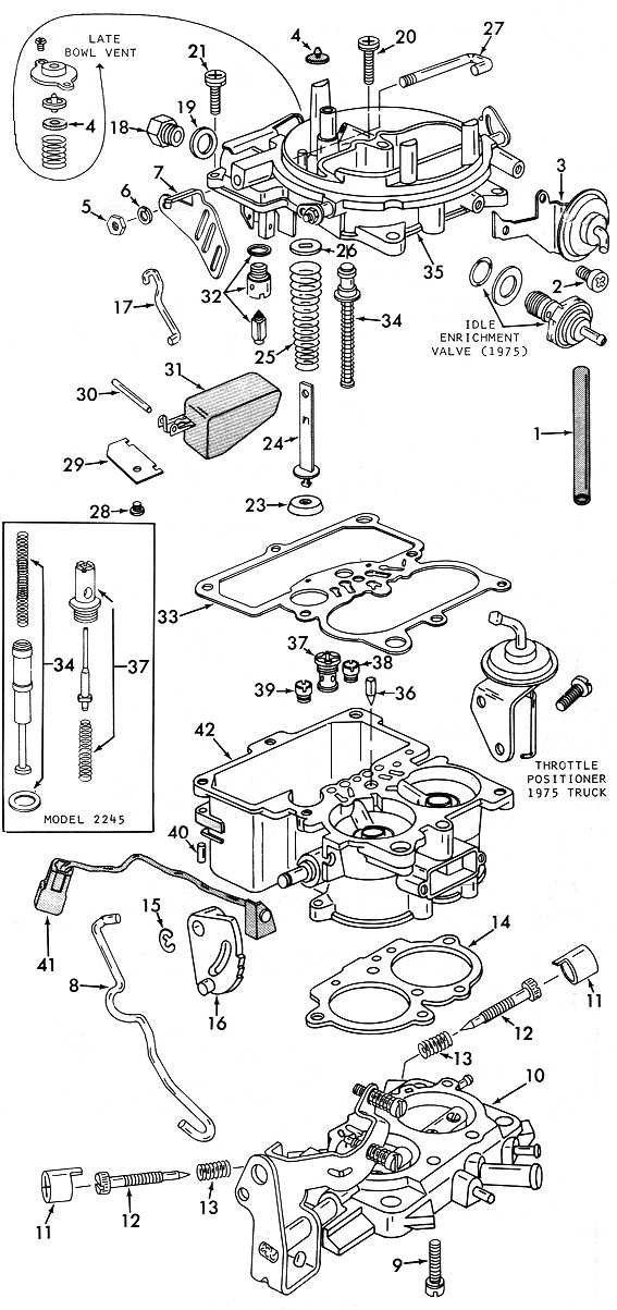 holley carb parts diagram