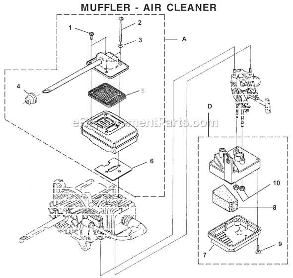 homelite blower parts diagram